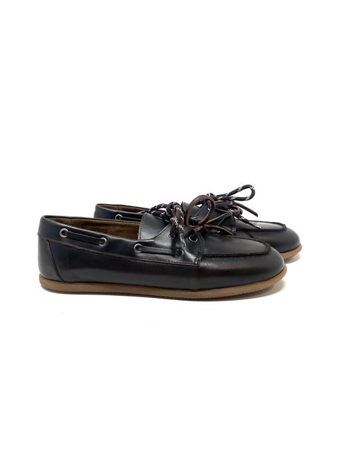 Mocassino vela donna IL LACCIO | 5120CAMOSCIOT.MORO